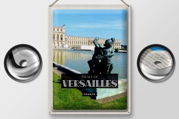 Plaque en tôle Voyage 30x40cm Château de Versailles France Tourisme 2