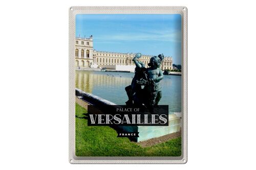 Blechschild Reise 30x40cm Palace of Versailles France Tourismus