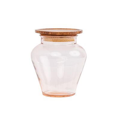 Kosa Pink (0.5L) Glass Storage Jar