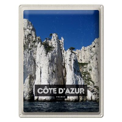 Blechschild Reise 30x40cm Cote d´Azur France Tourismus