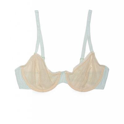 Bea Wired Bra__Mint & Tapioca