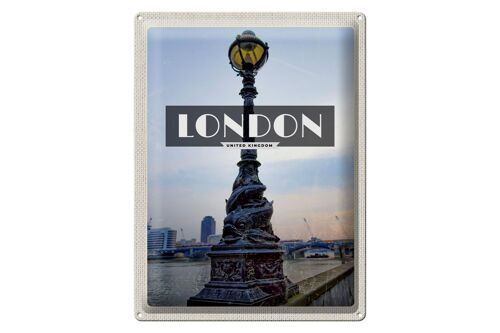 Blechschild Reise 30x40cm London United Kingdom Retro Poster