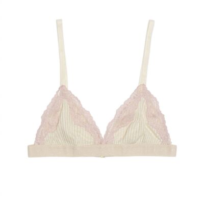 Antonia Triangle Bra__Cotton Candy