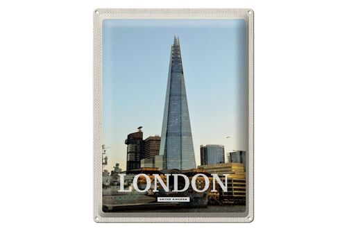 Blechschild Reise 30x40cm London Stadt United Kingdom