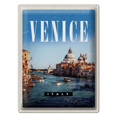 Cartel de chapa de viaje, 30x40cm, regalo de la Catedral de Venecia, Italia
