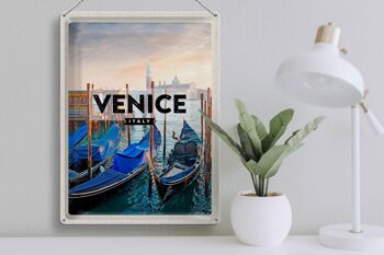 Signe en étain voyage 30x40cm, venise, bateaux, cadeau de mer 3