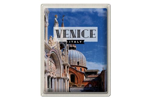 Blechschild Reise 30x40cm Venice Italien Architektur