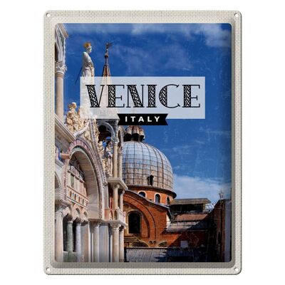 Blechschild Reise 30x40cm Venice Italien Architektur