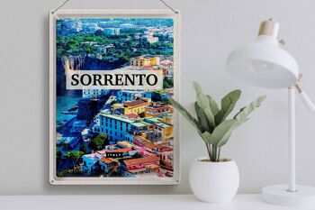 Panneau de voyage en étain, 30x40cm, Sorrento, italie, bâtiment, voyage de vacances 3
