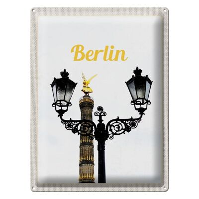 Blechschild Reise 30x40cm Berlin Deutschland Siegessäule Reise