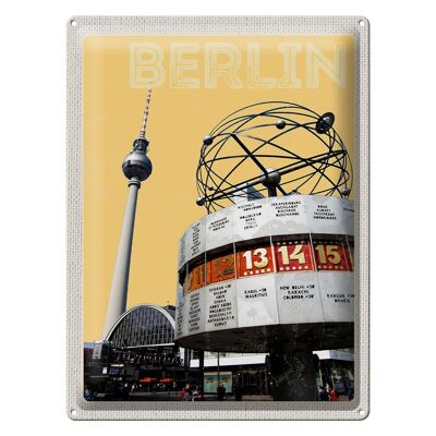 Blechschild Reise 30x40cm Berlin Deutschland Stadtmitte Platz