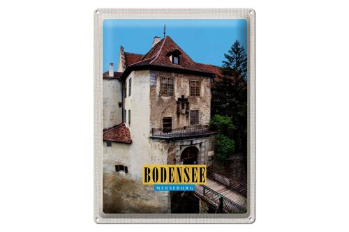 Blechschild Reise 30x40cm Bodensee Deutschland Merseburg