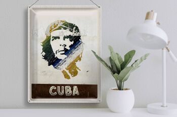 Signe en étain voyage 30x40cm, Cuba caraïbes Che Guevara paix 3