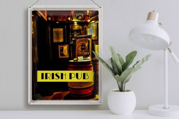 Panneau en étain voyage 30x40cm, peinture de Pub de bière d'irlande 3