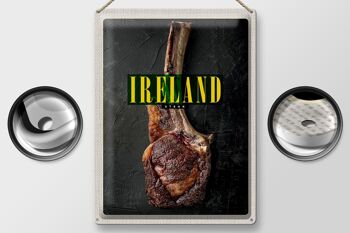Signe en étain de voyage 30x40cm, irlande irlandais Anbus Tomahawk Steak 2