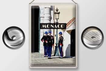 Panneau de voyage en étain, 30x40cm, Monaco, Destination de vacances, voyage en Europe 2