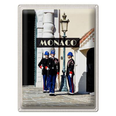 Cartel de chapa de viaje, 30x40cm, destino de vacaciones en Mónaco, viaje a Europa