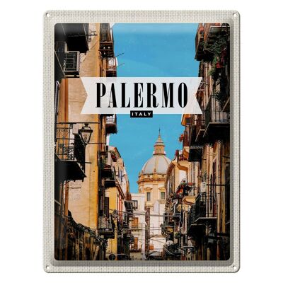 Blechschild Reise 30x40cm Palermo Italien Architektur