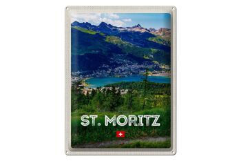 Plaque en tôle Voyage 30x40cm pcs. Moritz Autriche Ausblich Voyage 1