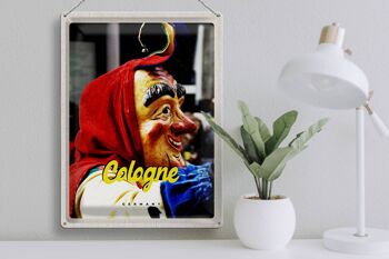 Panneau en tôle voyage 30x40cm, déguisement de carnaval de Cologne, Allemagne 3