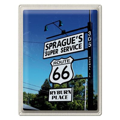 Panneau en étain voyage 30x40cm, états-unis, Amérique, Los Angeles, Route 66