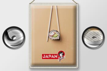 Baguettes de voyage en étain, 30x40cm, japon, asie, Sushi, poisson, concombre 2