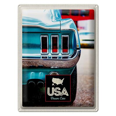 Blechschild Reise 30x40cm USA altes Fahrzeug Oldtimer Urlaub