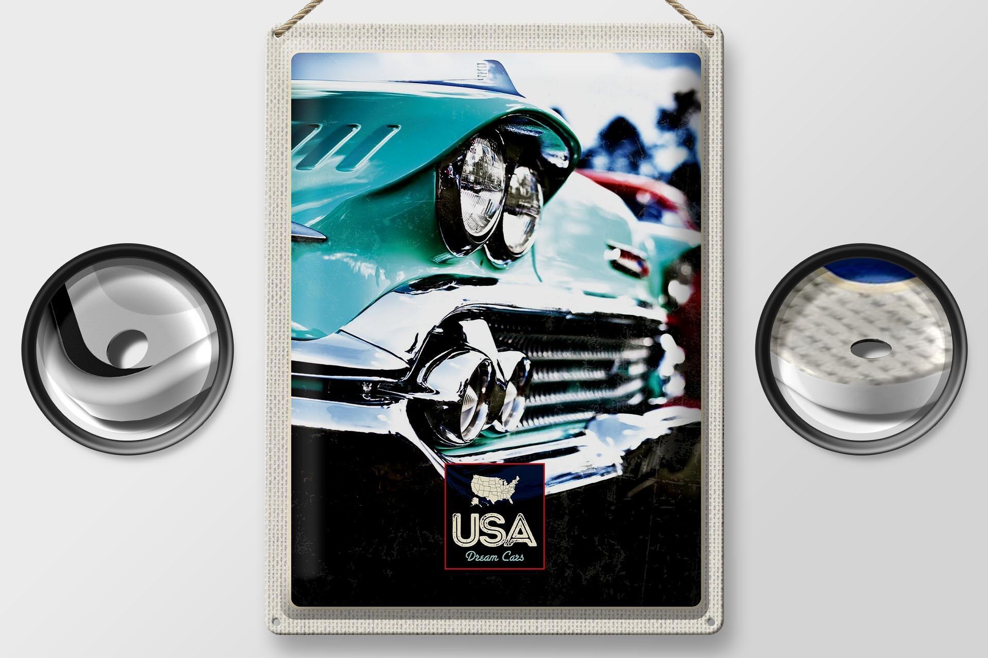 Buy wholesale Metal sign travel 30x40cm America vintage car