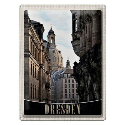 Blechschild Reise 30x40cm Dresden Deutschland Architektur Urlaub