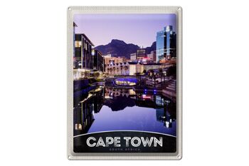 Signe en étain voyage 30x40cm, Cape Town afrique du sud, vacances de luxe 1
