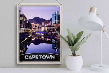 Signe en étain voyage 30x40cm, Cape Town afrique du sud, vacances de luxe 3