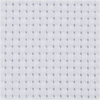 Toile à broder Aida - 3,5 ou 4,3 pts/cm (au choix) - Blanc - 50 x 50 cm 1