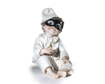 Figurine en porcelaine Pulcinella 7