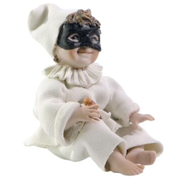 Figurine en porcelaine Pulcinella 2