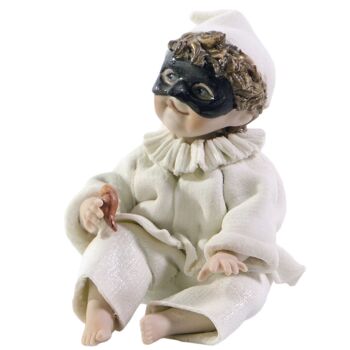 Figurine en porcelaine Pulcinella 1