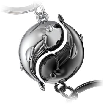 Porte-clés baleines "Moby" - cadeau partenaire romantique - deux porte-clés pour couples copines soeurs 2