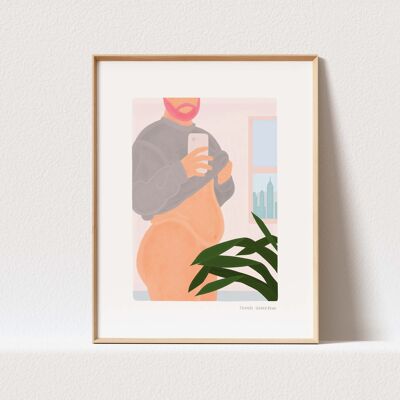 Affiche "SEND ME NUDES & PLANTS - YUCCA" - A4