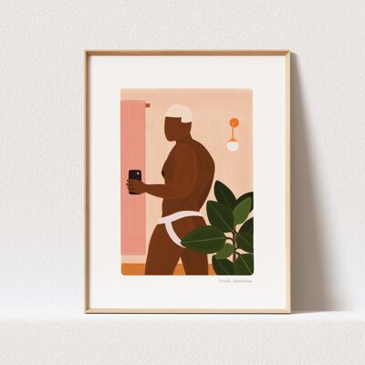 Poster „SEND ME NUDES & PLANTS – FICUS“ – A4