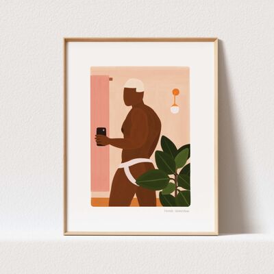 Póster "ENVÍAME DESNUDOS Y PLANTAS - FICUS" - A4