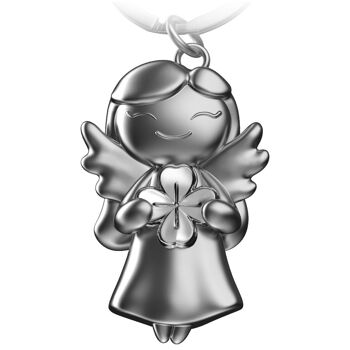 Porte-clés ange gardien "Étoile" - ange porte-bonheur avec feuille de trèfle - porte-bonheur ange 2
