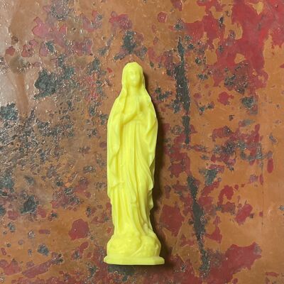 Madonna (Virgin Mary) in lemon yellow wax