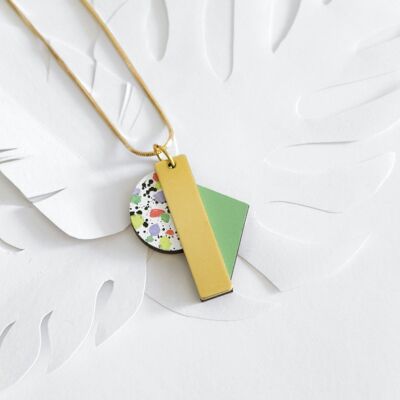 Short Geometric Summer Necklace | Grète Summer Necklace Special Edition | Summer Edition