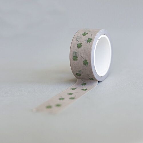 Washi tape – four-leaf clovers