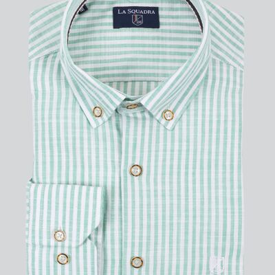 LS SHIRT WITH GRADED STRIPES