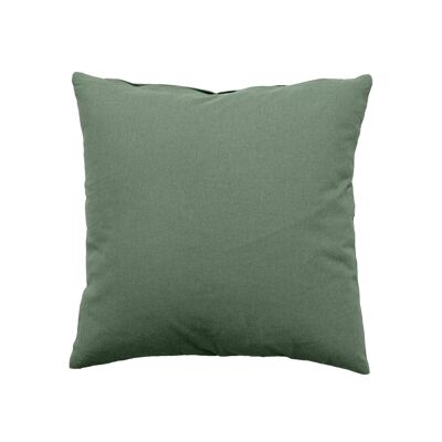 Square cushion with removable cover, 100% cotton, 19 colors, PANAMA collection