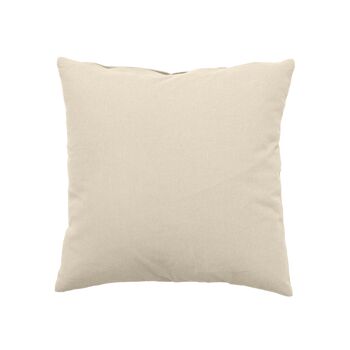 Coussin carré déhoussable, 100% coton, 19 coloris, collection PANAMA 14