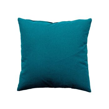 Coussin carré déhoussable, 100% coton, 19 coloris, collection PANAMA 15