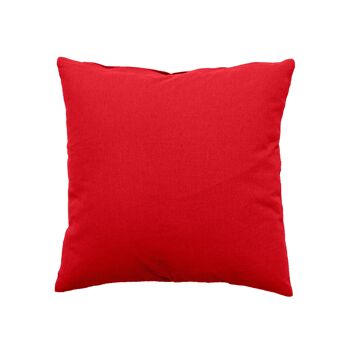 Coussin carré déhoussable, 100% coton, 19 coloris, collection PANAMA 36