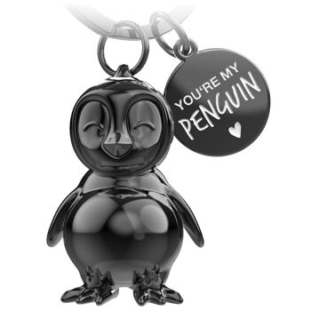 Porte-clés pingouin "Tu es mon pingouin" "Frosty" avec gravure - joli porte-bonheur pingouin comme cadeau pour les partenaires 2