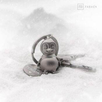 Porte-clés pingouin "Tu es mon pingouin" "Frosty" avec gravure - joli porte-bonheur pingouin comme cadeau pour les partenaires 13